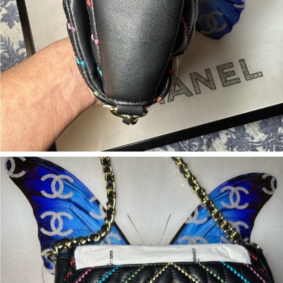 Karl Lagerfeld Agyness Rainbow Quilted Crossbody - Picture 6 of 6